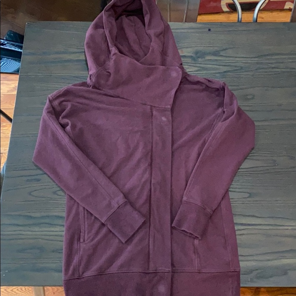 Lululemon asymmetrical oversized hoodie sz 6